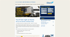 Desktop Screenshot of bluelinemoving.com